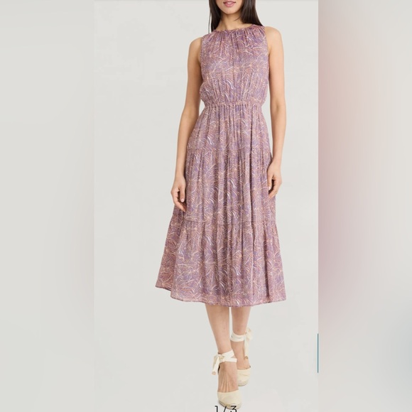 The Good Journey Dresses & Skirts - The Good Journey Elegant Purple Patterned Women's Dress